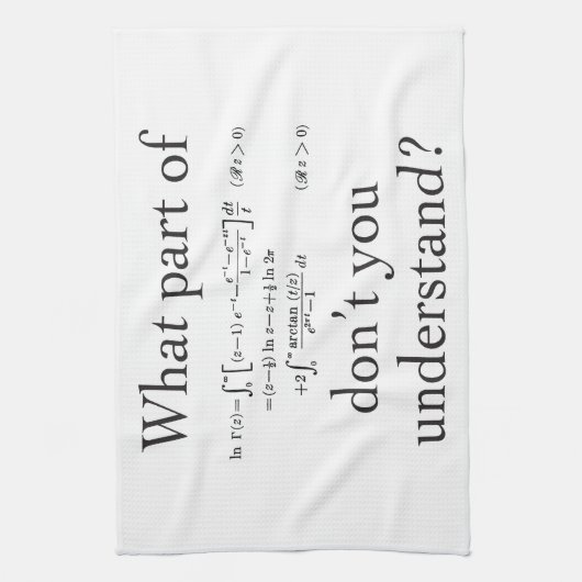 Welcher Teil von..? Geschirrtuch (Vertikal)