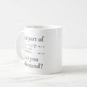 Welcher Teil von..? Kaffeetasse (Vorderseite Links)