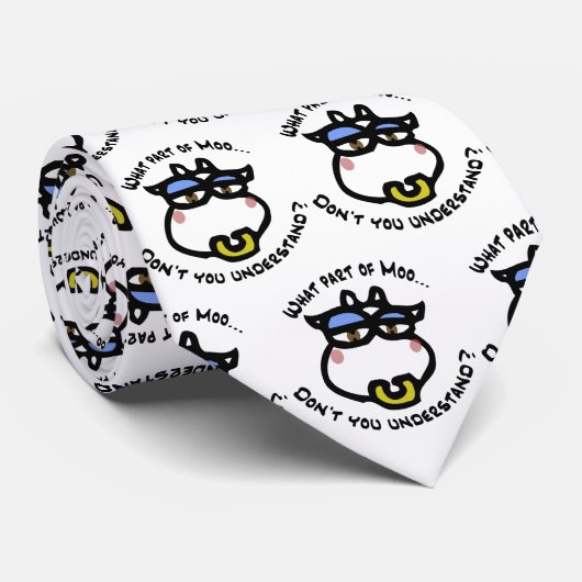 Welcher Teil von Moo... Krawatte (Gerollt)