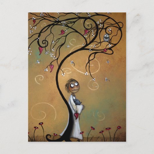 Welcher Weg der Wind bläst Postkarte (Vorderseite)