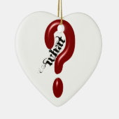 Welches Fragezeichen Keramikornament (Rechts)