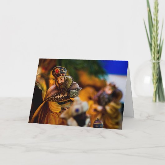 Welches Geschenk holen Sie? Feiertagskarte (Vorderseite)