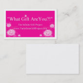"Welches Geschenk Sie? sind! " Visitenkarte (Vorne/Hinten)