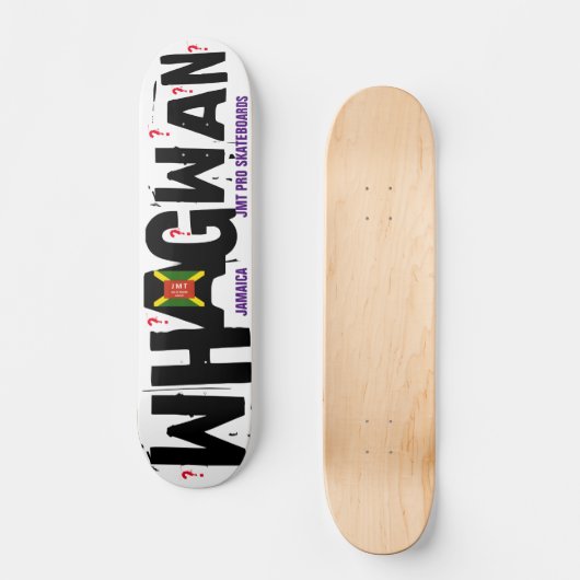 WELCHES GWAN? 7 3/4" Skateboard Deck (Vorderseite)