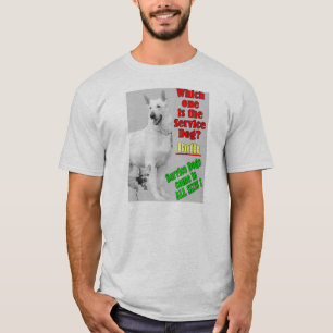 Welches ist der Service-Hund? T-Shirt