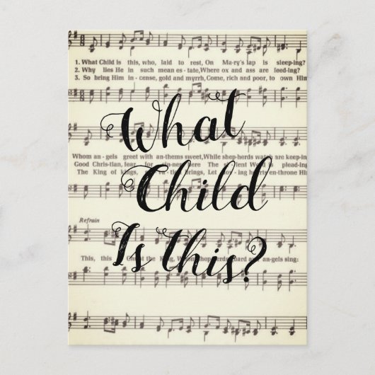 Welches Kind ist das? Postkarte (Vorderseite)