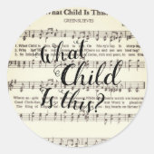 Welches Kind ist dieser klassische Rundaufkleber? Runder Aufkleber (Vorderseite)