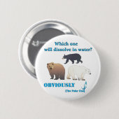 Welches löst sich in Wasser polarer Chemie auf Button (Vorne & Hinten)