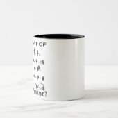 Welches Teil ASL nicht Sie verstehen Zweifarbige Tasse (Mittel)