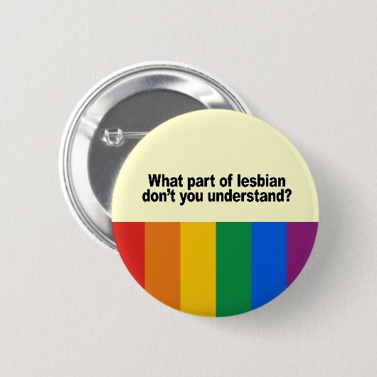 Welches Teil der Lesbe Button (Vorne & Hinten)