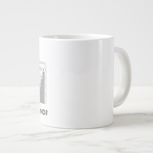 WELCHES TEIL der strickenden Tasse (Vorderseite Rechts)