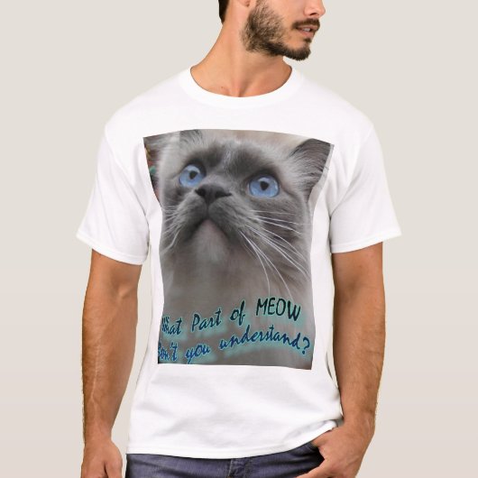 Welches Teil Meow nicht verstehen Sie? T-Shirt (Vorderseite)