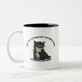 Welches Teil Meow Zweifarbige Tasse (Links)