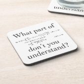 Welches Teils… Getränkeuntersetzer (Linke Seite)