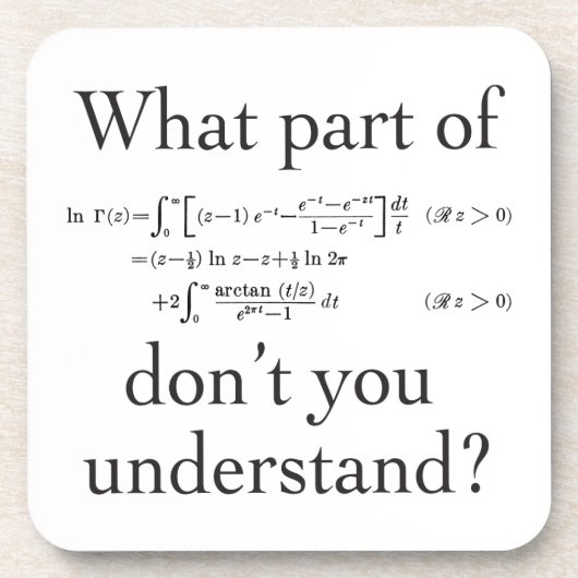 Welches Teils… Getränkeuntersetzer (Vorderseite)