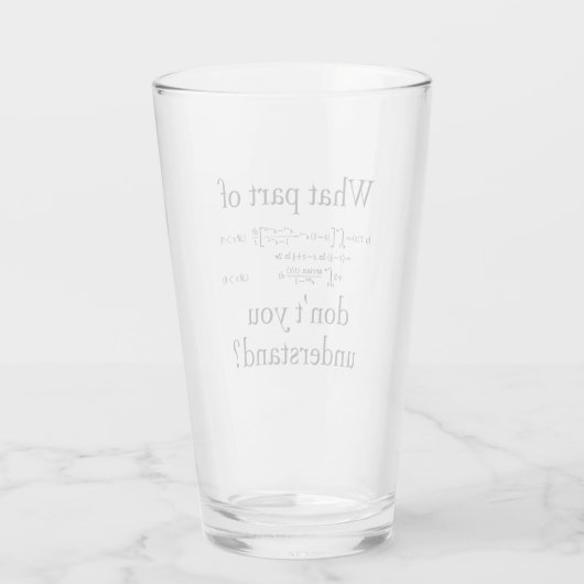 Welches Teils…? Glas (Rückseite)