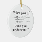 Welches Teils… Keramik Ornament (Rechts)