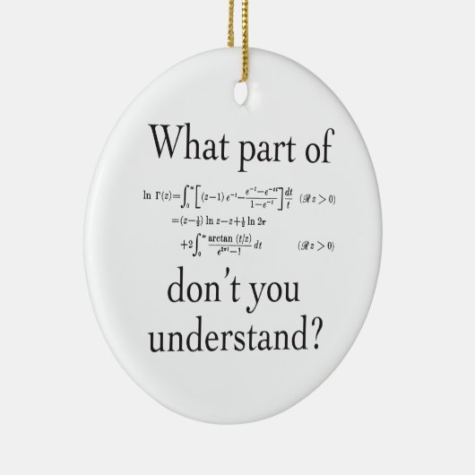 Welches Teils… Keramik Ornament (Rechts)