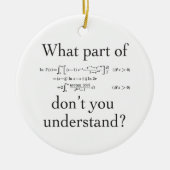 Welches Teils… Keramik Ornament (Vorne)