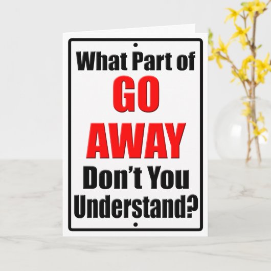 Welches Teils weggehen Sie Karte (Gelbe Blume)