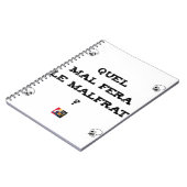 WELCHES ÜBEL WIRD DEN GAUNER MACHEN? - Wortspiele Notizblock (Linke Seite)