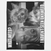 WELCHES UNKRAUT FLEECEDECKE (Vorderseite)