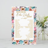 Welches von der Braut Brautparty Games ausgewählt (Stehend Vorderseite)