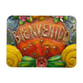 Welcom-Unterschrift auf Spanisch, Mexiko Magnet (Horizontal)