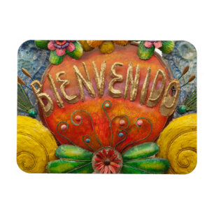 Welcom-Unterschrift auf Spanisch, Mexiko Magnet