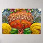 Welcom-Unterschrift auf Spanisch, Mexiko Poster (Vorne)