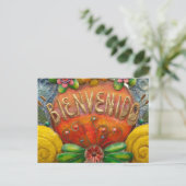 Welcom-Unterschrift auf Spanisch, Mexiko Postkarte (Stehend Vorderseite)