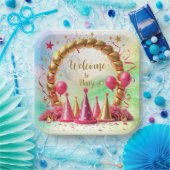 Welcom zu Party Paper Plate Pappteller (Party)