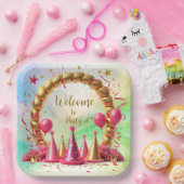 Welcom zu Party Paper Plate Pappteller (Party)