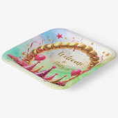 Welcom zu Party Paper Plate Pappteller (Gewinkelt)