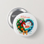 Welcome 2026 button (Vorne & Hinten)