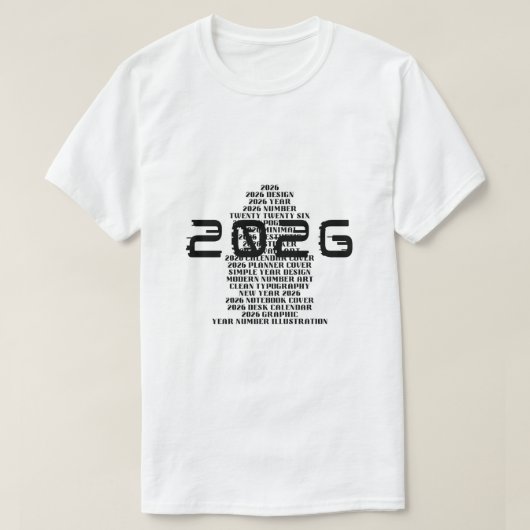 Welcome 2026 - Fresh Start New Year Celebration T-Shirt (Design vorne)