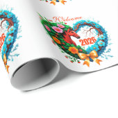 Welcome 2026 geschenkpapier (Rolleneckpunkt)