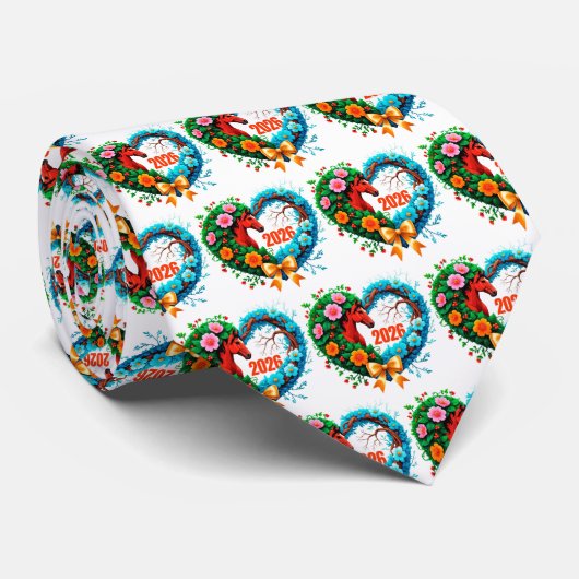 Welcome 2026 krawatte (Gerollt)