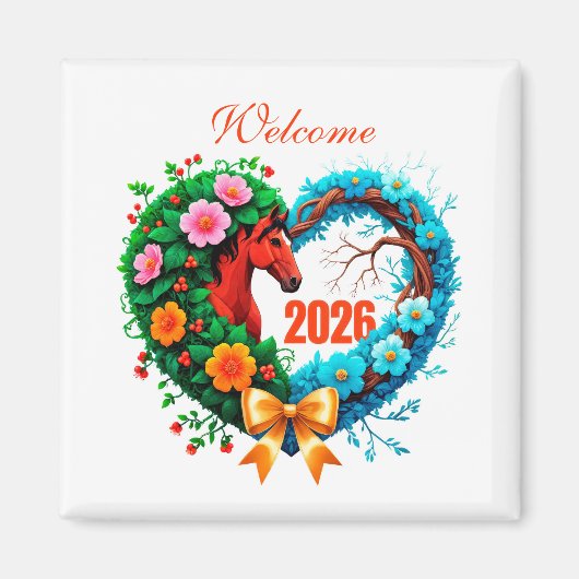 Welcome 2026 magnet (Vorne)
