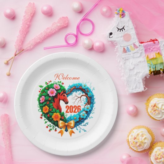 Welcome 2026 pappteller (Party)