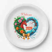 Welcome 2026 pappteller (Vorderseite)