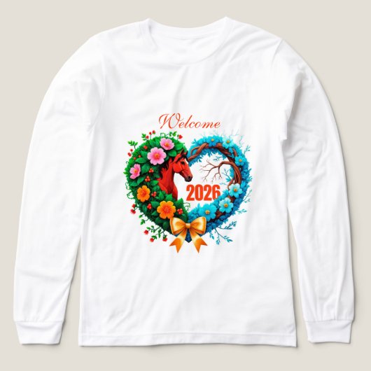 Welcome 2026 Tri-Blend shirt (Design Vorderseite)