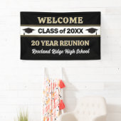 Welcome 20 yr Class Reunion Banner (Insitu)