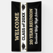 Welcome 20 yr Class Reunion Banner (Vertikal)