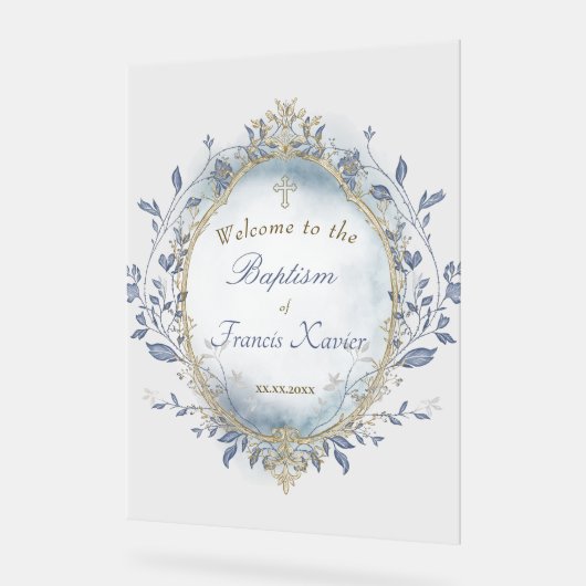 welcome Acrylic Sign Acrylschild (Winkel)