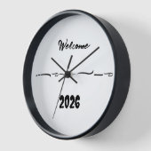 welcome art clock uhr (Winkel)