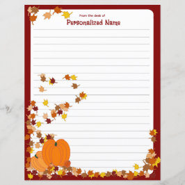 Welcome Autumn - Linedpapier