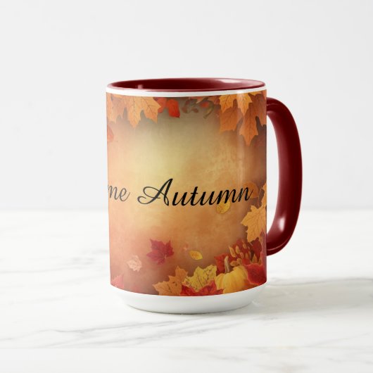 Welcome Autumn Tasse (VorderseiteRechts)