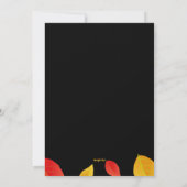 Welcome Autumn Trendy Einladung (Rückseite)