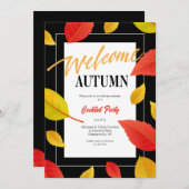 Welcome Autumn Trendy Einladung (Vorne/Hinten)